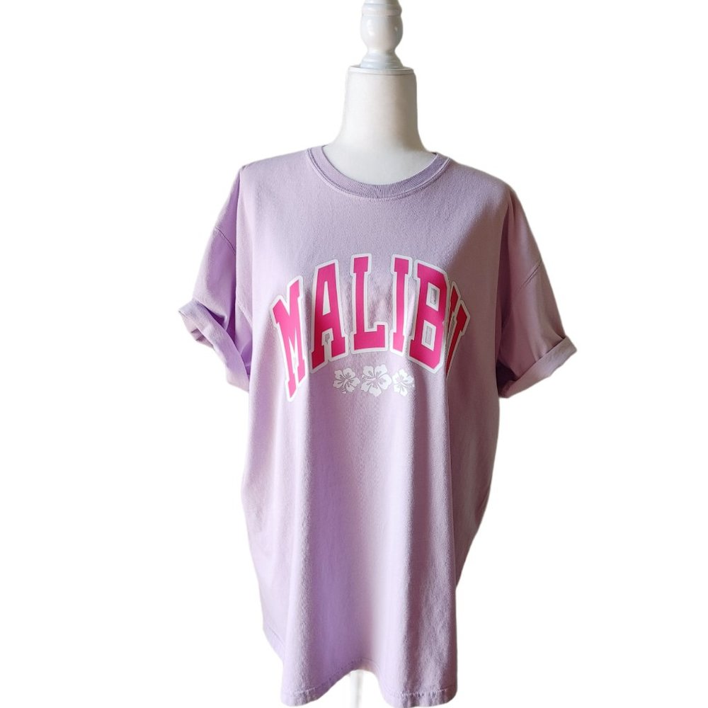 Malibu California Hibiscus T-Shirt - Picture 6 of 9
